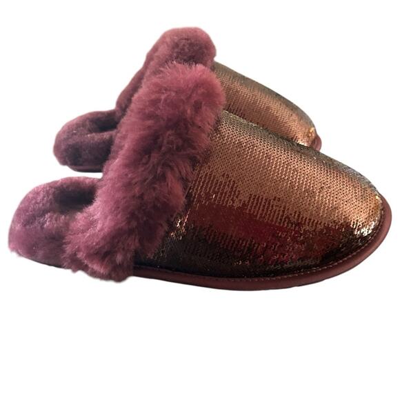 UGG Scuffette II Mirror Ball Slipper Wild Grape NEW Size 5 EU 36 - Picture 1 of 9